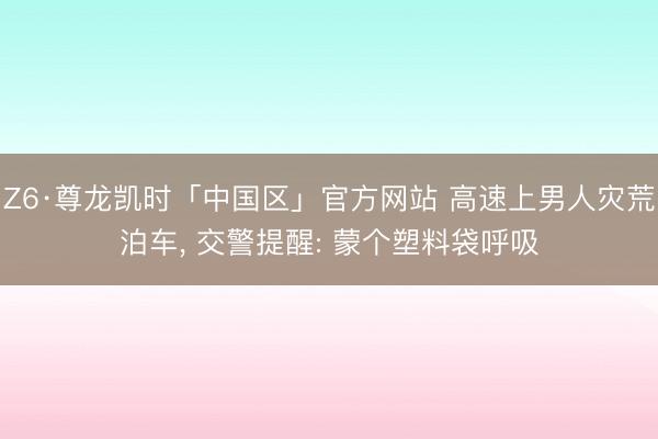 Z6·尊龙凯时「中国区」官方网站 高速上男人灾荒泊车， 交警提醒: 蒙个塑料袋呼吸
