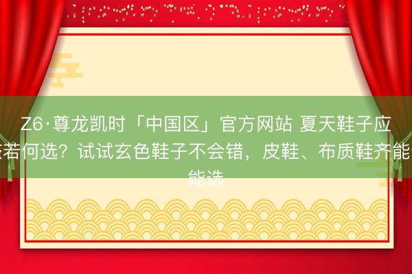 Z6·尊龙凯时「中国区」官方网站 夏天鞋子应该若何选？试试玄色鞋子不会错，皮鞋、布质鞋齐能选
