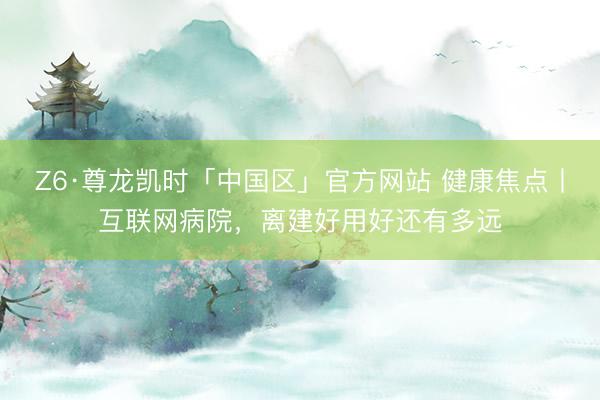 Z6·尊龙凯时「中国区」官方网站 健康焦点丨互联网病院，离建好用好还有多远